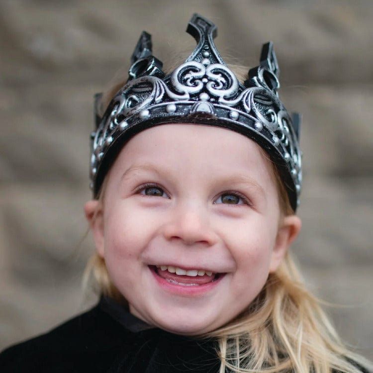 Great Pretenders Dress up Medieval Crown, Silver/Black