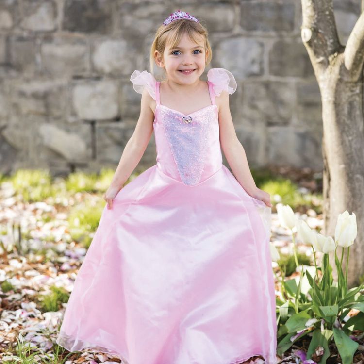 Great Pretenders Dress up Party Princess Dress, Light Pink, Size 5-6