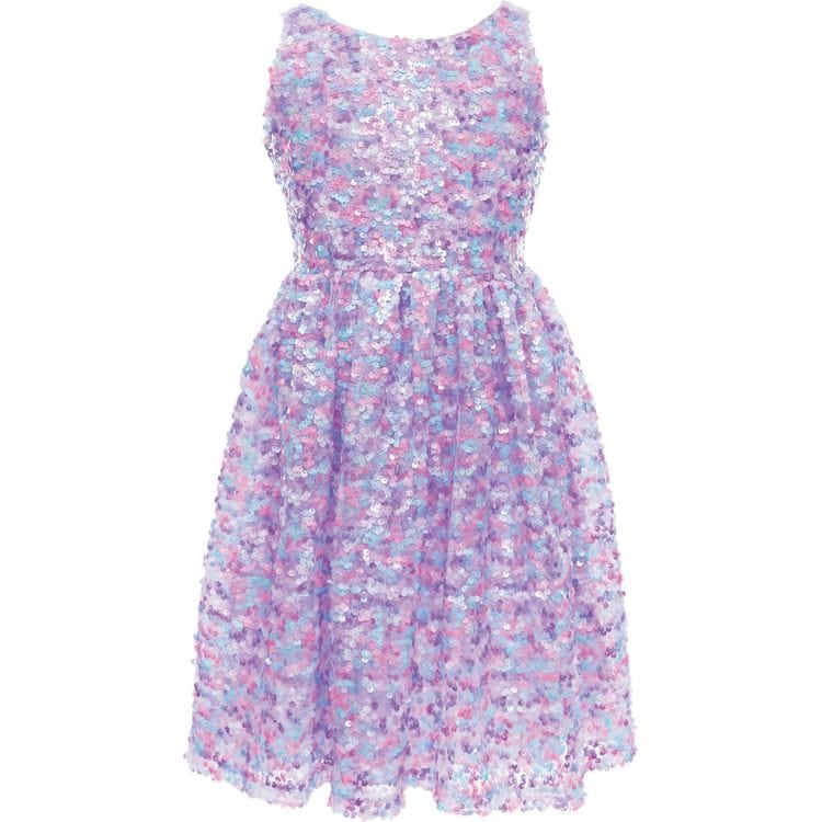 Great Pretenders Dress up Purple Party Sequins Dress - Size 3-4 Years
