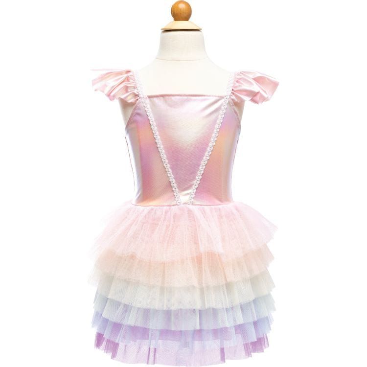 Great Pretenders Dress up Rainbow Ruffle Tutu Dress - Size 5-6 Years