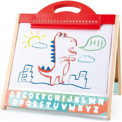 Hape Preschool 3-In-1 Store & Go Tabletop Easel