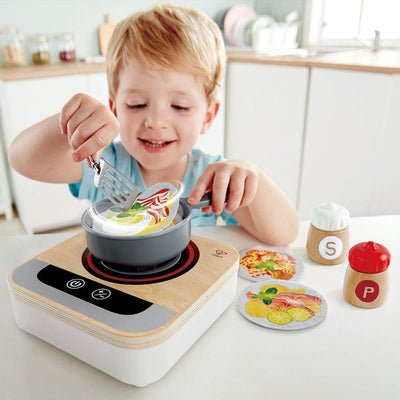 Hape Preschool Fun Fan Fryer Pretend Play Kitchen Set