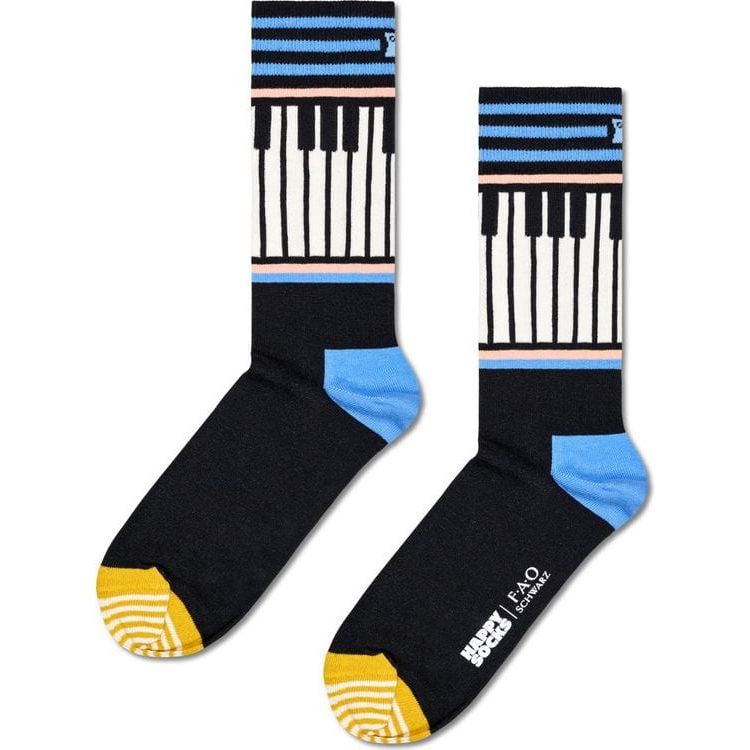 Happy Socks Souvenirs 2-Pack Piano Socks Gift Set - Adult Size Small/Medium