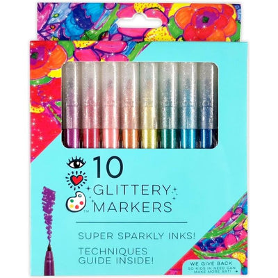 iHeartArt Creativity 10 Glittery Markers