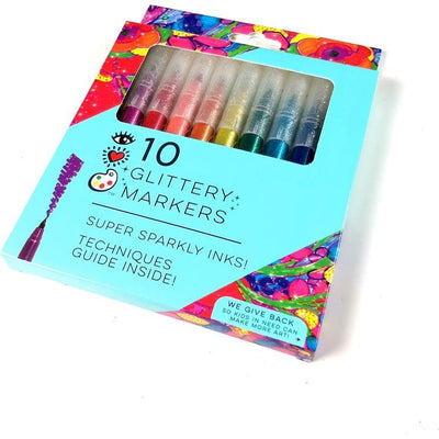 iHeartArt Creativity 10 Glittery Markers