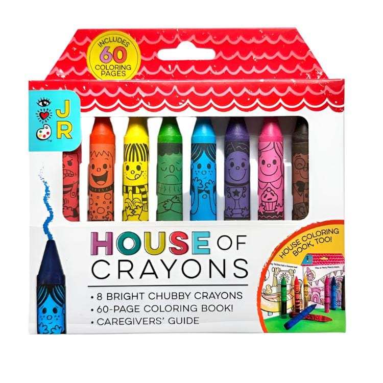 iHeartArt Creativity House of Crayons with Coloring Book