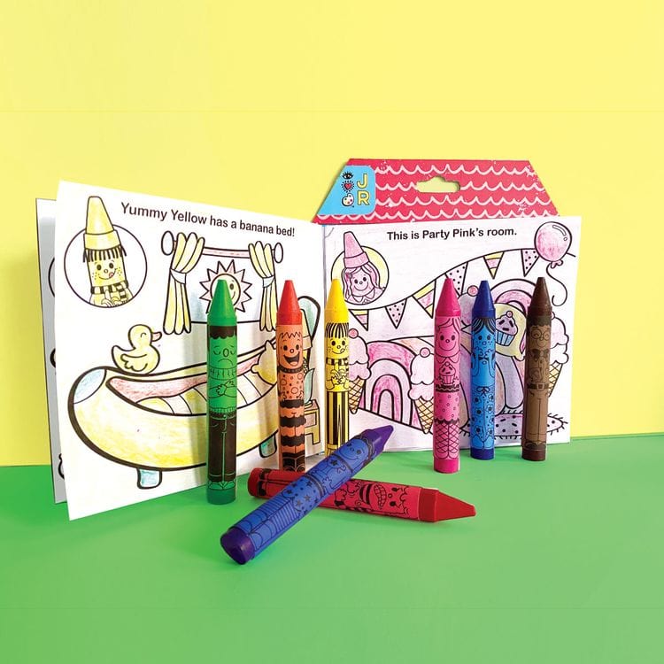 iHeartArt Creativity House of Crayons with Coloring Book