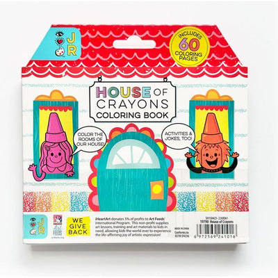 iHeartArt Creativity House of Crayons with Coloring Book