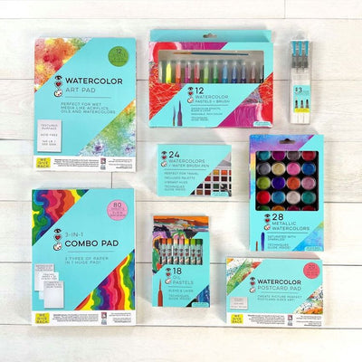 iHeartArt Creativity I Heart Watercolor Art Supply Bundle