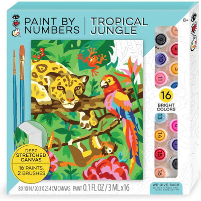 iHeartArt Creativity Paint By Number - Tropical Jungle