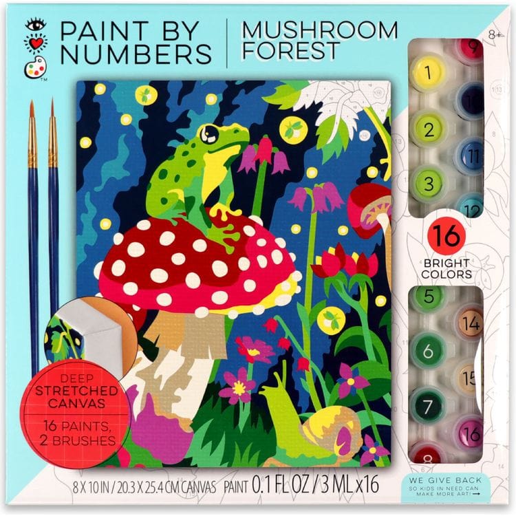 iHeartArt Creativity Paint By Numbers- Mushroom Forest