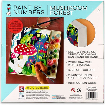 iHeartArt Creativity Paint By Numbers- Mushroom Forest