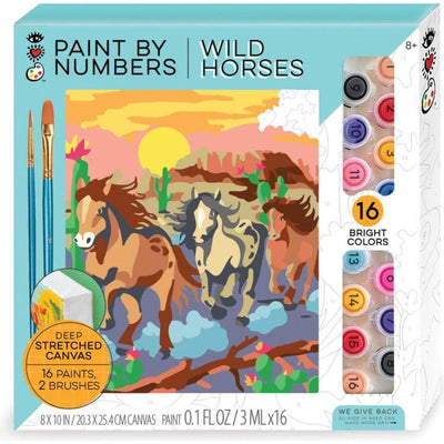 iHeartArt Creativity Paint By Numbers - Wild Horses