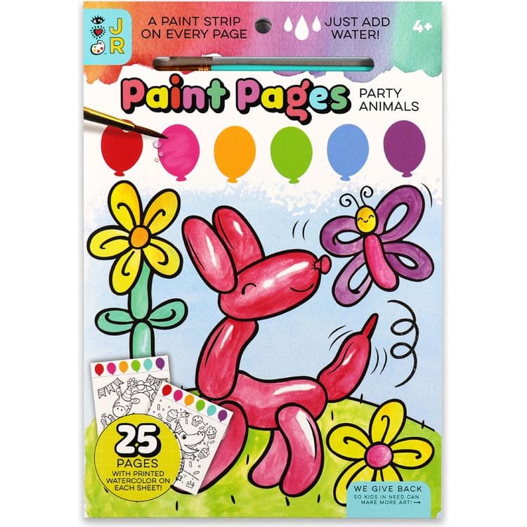 iHeartArt Creativity Paint Pages: Party Animals