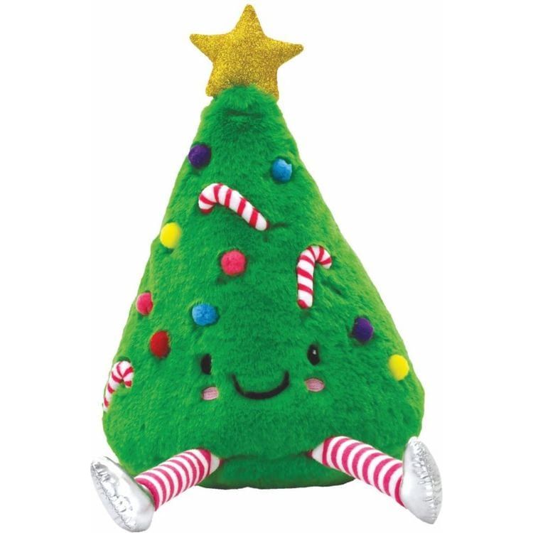 iscream Plush Christmas Tree Furry Plush