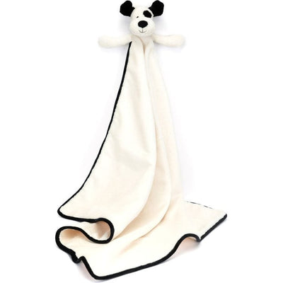 Jellycat, Inc. Infants Bashful Black & Cream Puppy Blankie