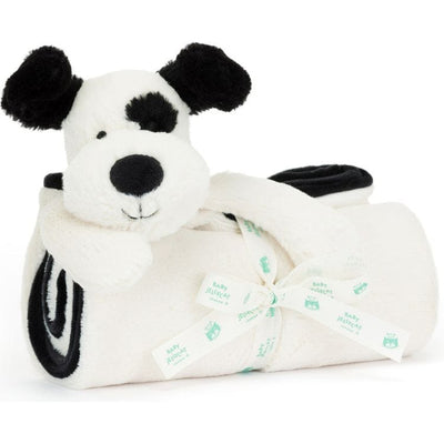 Jellycat, Inc. Infants Bashful Black & Cream Puppy Blankie