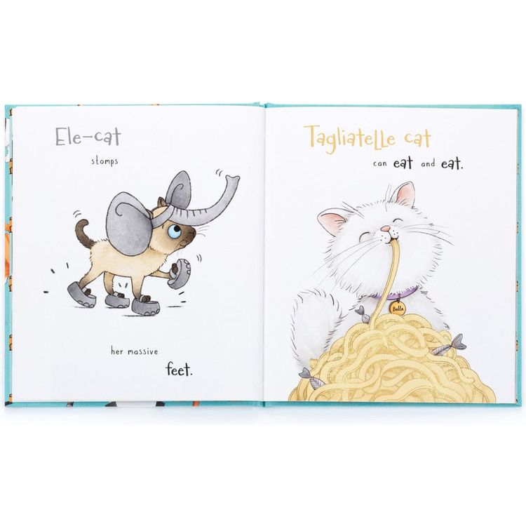 Jellycat, Inc. Plush All Kinds of Cats Book