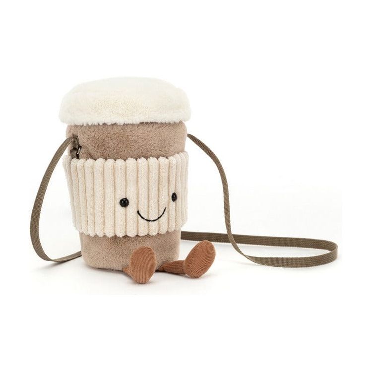 Jellycat, Inc. Plush Amuseable Coffee-to-Go Bag