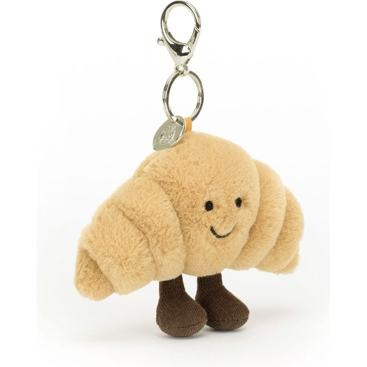 Jellycat, Inc. Plush Amuseable Croissant Bag Charm