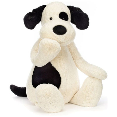 Jellycat, Inc. Plush Bashful Black & Cream Puppy - Giant