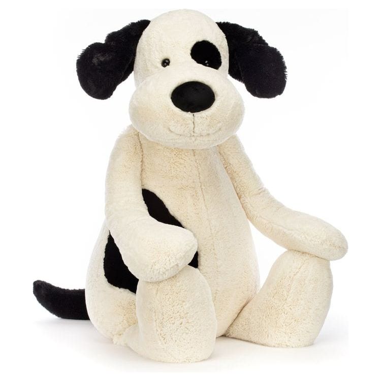 Jellycat, Inc. Plush Bashful Black & Cream Puppy - Giant