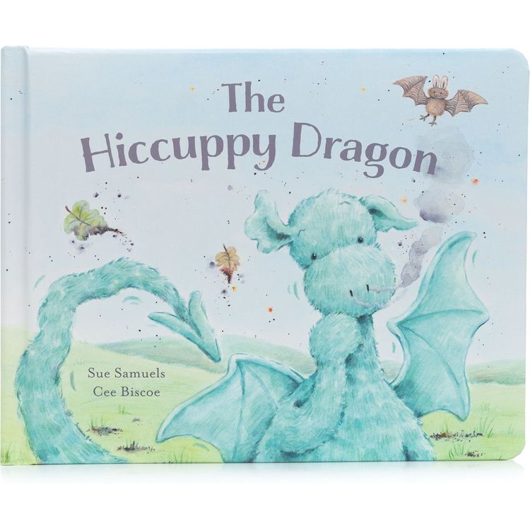 Jellycat, Inc. Plush The Hiccupy Dragon Book
