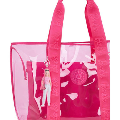 Kipling World of Barbie Kipling Barbie Jacey XL Transparent Tote