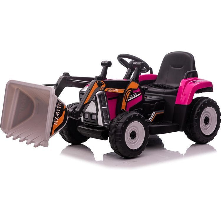 Kool Karz Playground Outdoor Construction Load Truck 12V Ride On Toy Car Pink