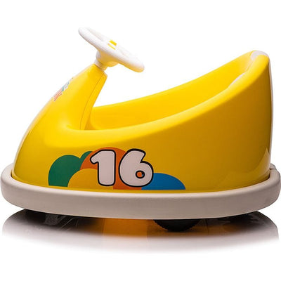 Kool Karz Playground Outdoor Kool Karz 6V Bumper Ride On Toy Car - Yellow