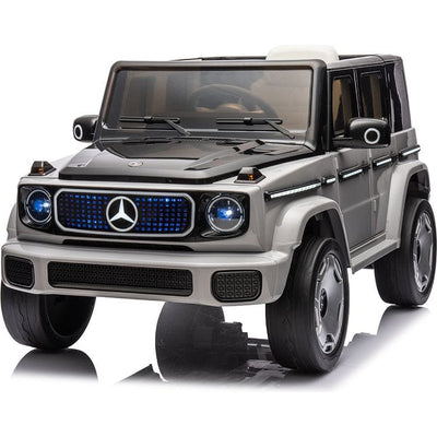 Kool Karz Playground Outdoor Mercedes-Benz Concept EQG 12V Ride On Toy Car - Grey