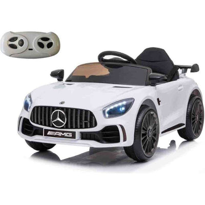 Kool Karz Playground Outdoor Mercedes-Benz GTR 12V Ride On Toy Car White