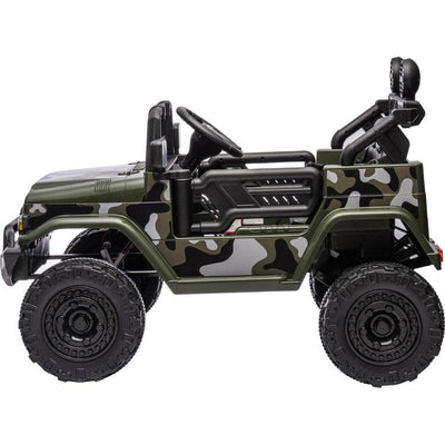 Kool Karz Playground Outdoor Toyota FJ Cruiser 4WD 12V Ride On Toy Car Army Green