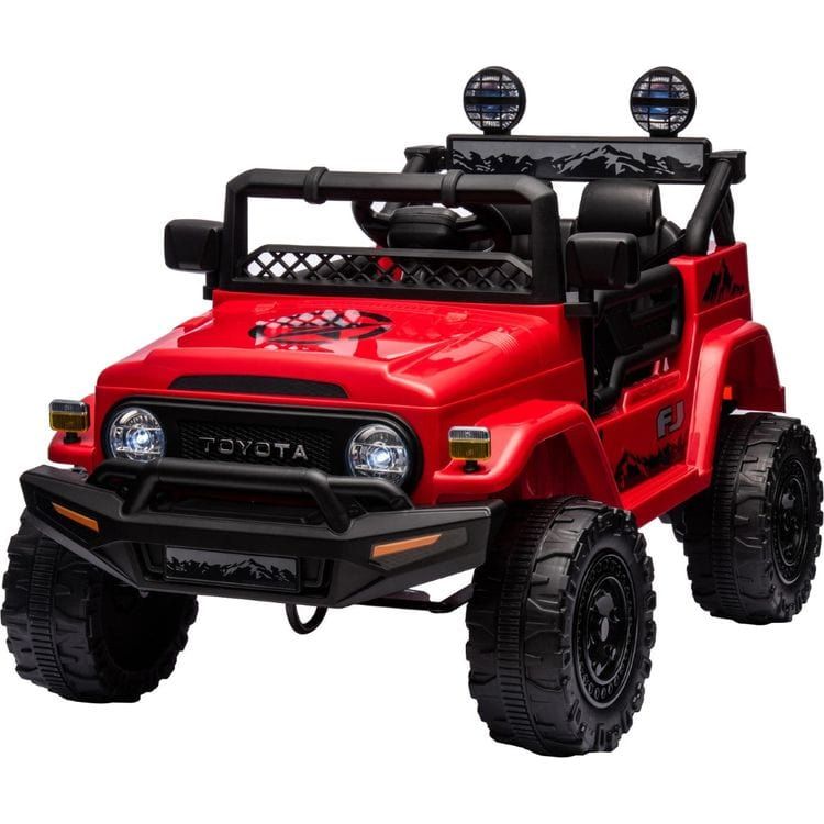 Kool Karz Playground Outdoor Toyota FJ Cruiser 4WD 12V Ride On Toy Car Red