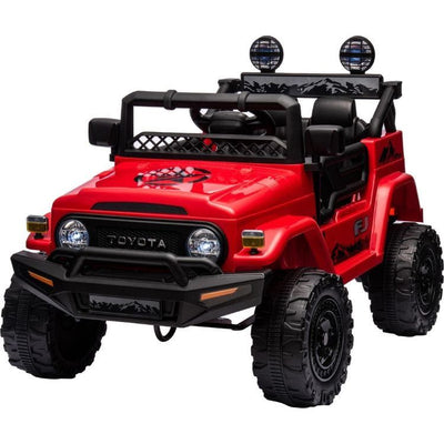 Kool Karz Playground Outdoor Toyota FJ Cruiser 4WD 12V Ride On Toy Car Red