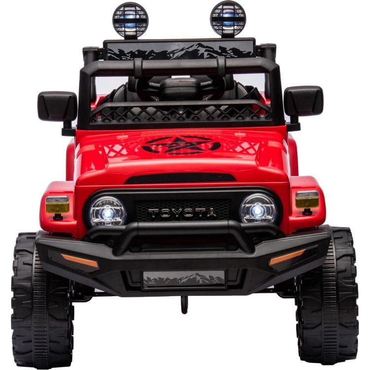 Kool Karz Playground Outdoor Toyota FJ Cruiser 4WD 12V Ride On Toy Car Red