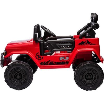 Kool Karz Playground Outdoor Toyota FJ Cruiser 4WD 12V Ride On Toy Car Red