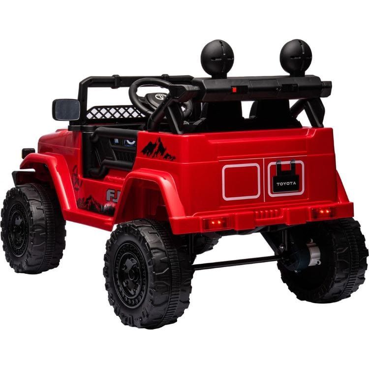 Kool Karz Playground Outdoor Toyota FJ Cruiser 4WD 12V Ride On Toy Car Red