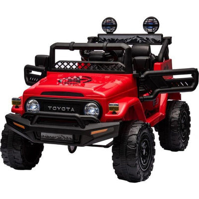 Kool Karz Playground Outdoor Toyota FJ Cruiser 4WD 12V Ride On Toy Car Red