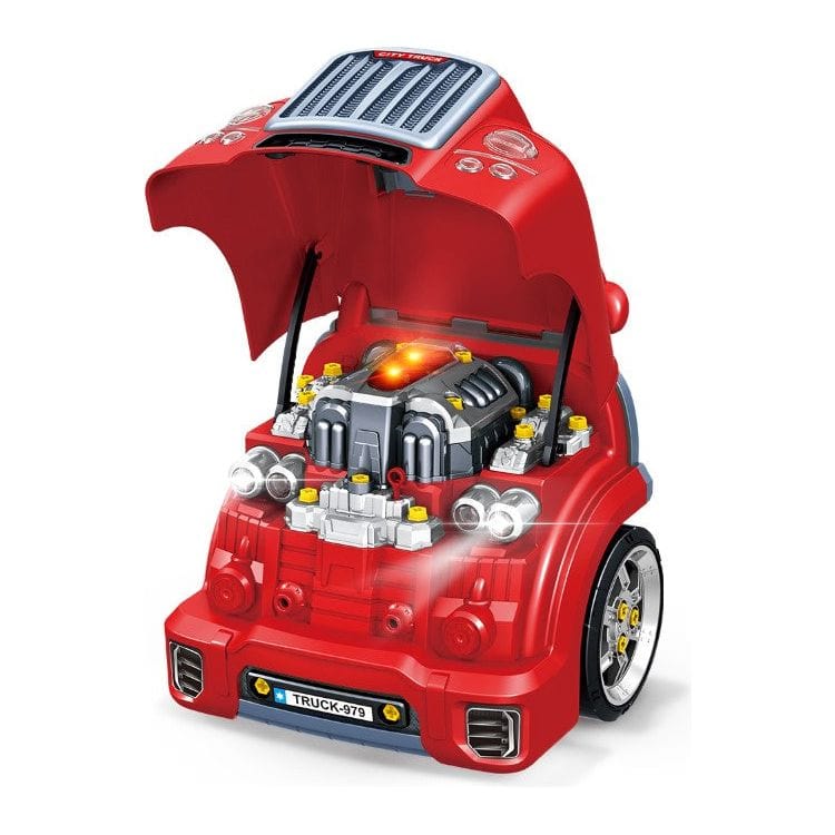 Kool Karz Playground STEM Big Truck Engine Repair Toy Set