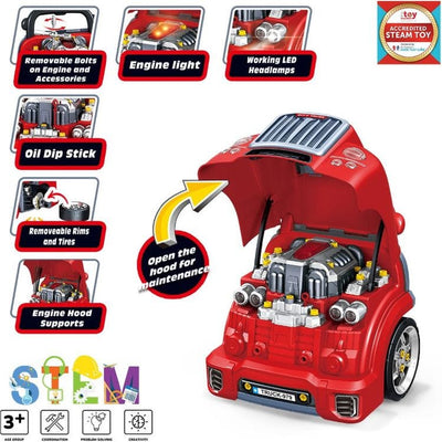 Kool Karz Playground STEM Big Truck Engine Repair Toy Set