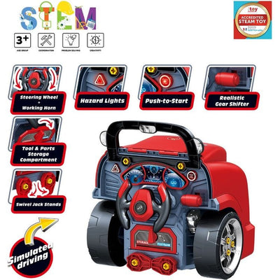 Kool Karz Playground STEM Big Truck Engine Repair Toy Set