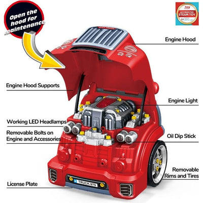 Kool Karz Playground STEM Big Truck Engine Repair Toy Set