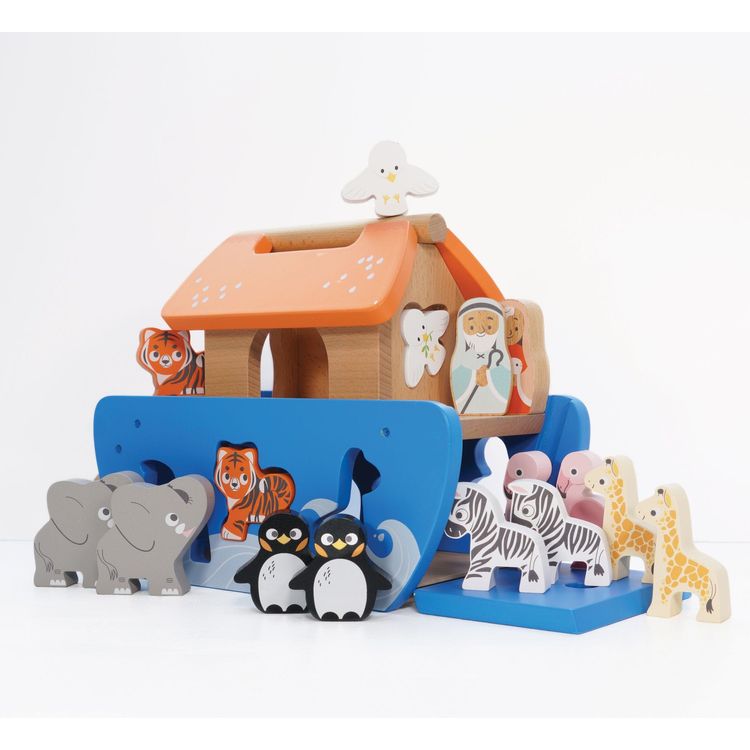 Le Toy Van Infants Noah's Ark & Animals Shape Sorter