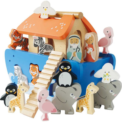 Le Toy Van Infants Noah's Ark & Animals Shape Sorter