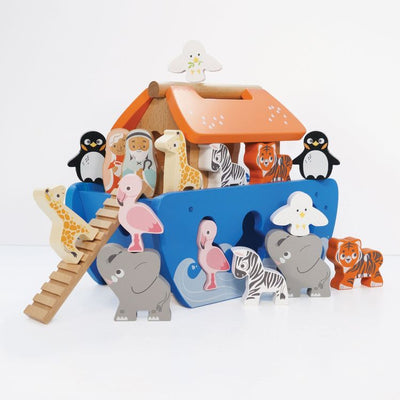 Le Toy Van Infants Noah's Ark & Animals Shape Sorter