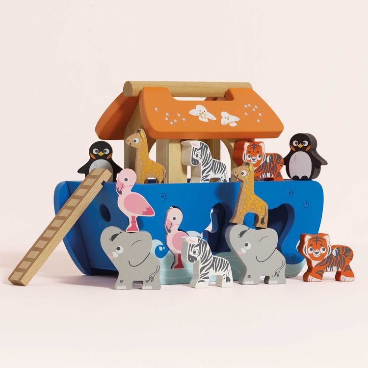 Le Toy Van Infants Noah's Ark & Animals Shape Sorter