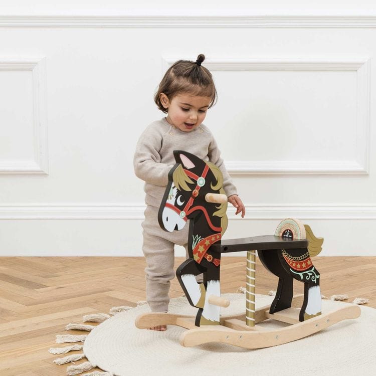 Le Toy Van Preschool Classic Wooden Rocking Horse