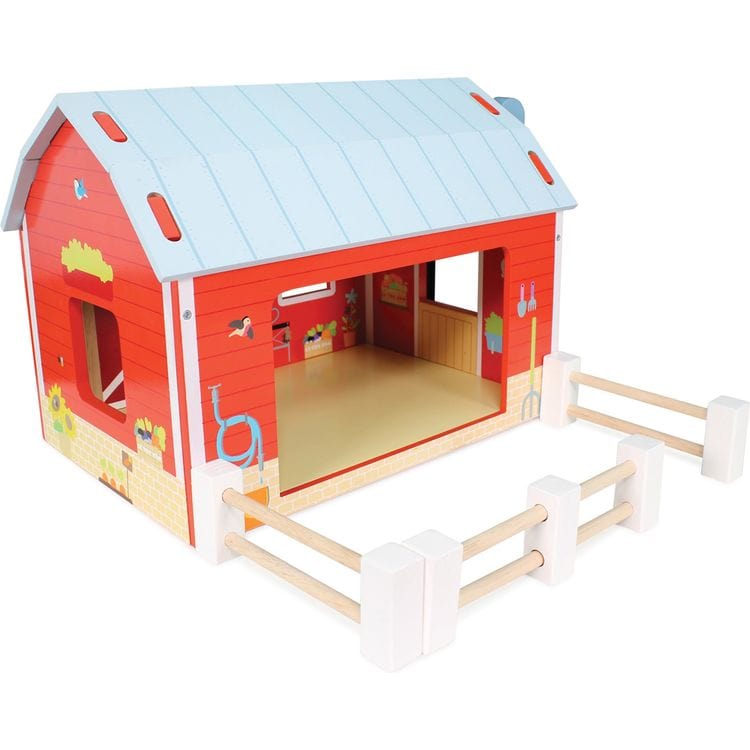 Le Toy Van Preschool Farmyard Animal Barn