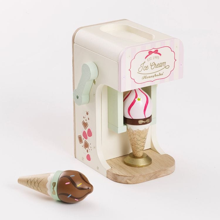 Le Toy Van Preschool Ice Cream Machine & Play Food Cones